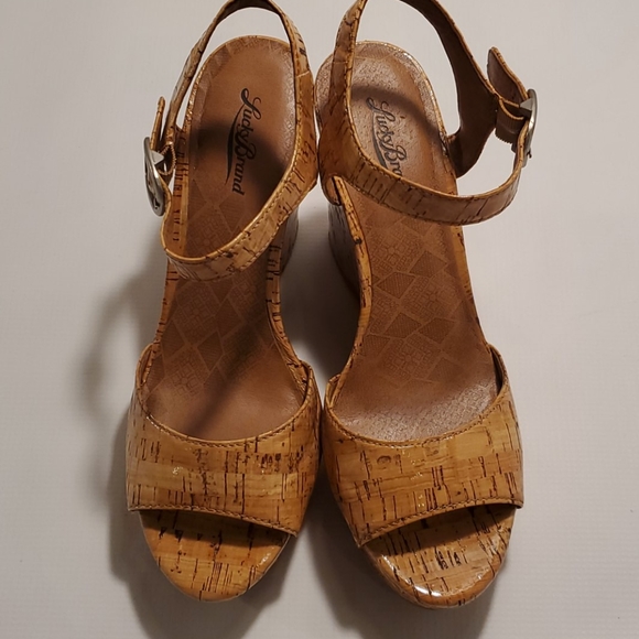 Lucky Brand Slingback Ankle Strap Wedges - Picture 6 of 12